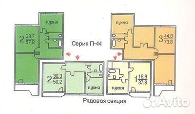 1-к квартира, 38 м?, 11/17 эт. - купить, продать, сдать или .