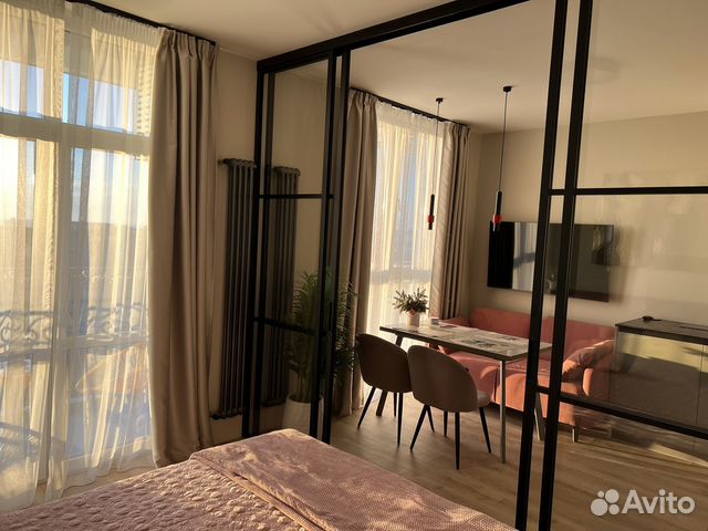 

Квартира-студия, 35 м², 2 кровати