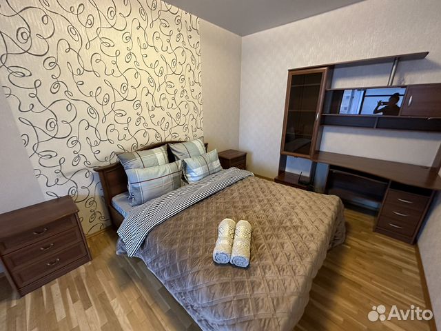 

1-к. квартира, 54 м², 2 кровати