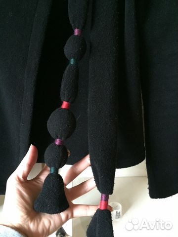 Кофта Cop. Copine пончо флисовая теплая размер 42