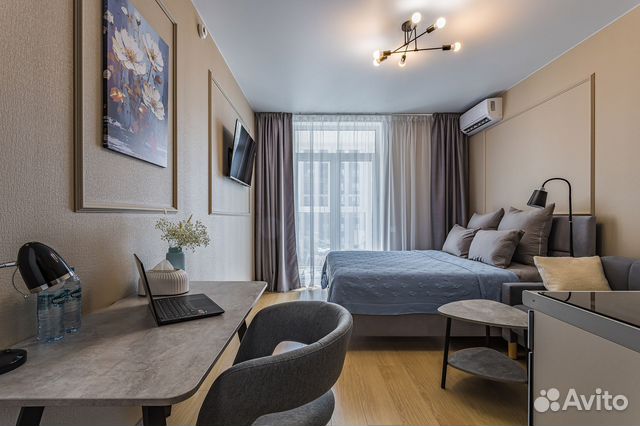 

Квартира-студия, 25 м², 2 кровати