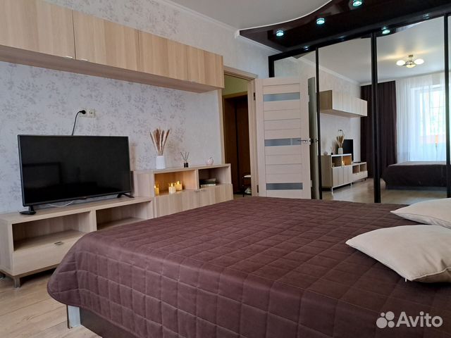 

1-к. квартира, 45 м², 2 кровати