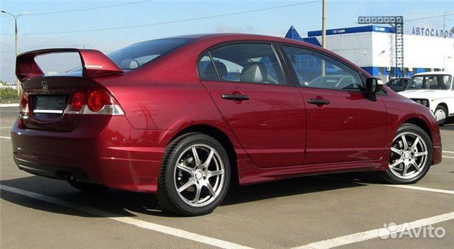 пороги mugen для honda civic 4d