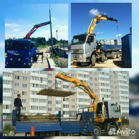Услуги аренда манипулятора, кран от 5 до 10 тонн