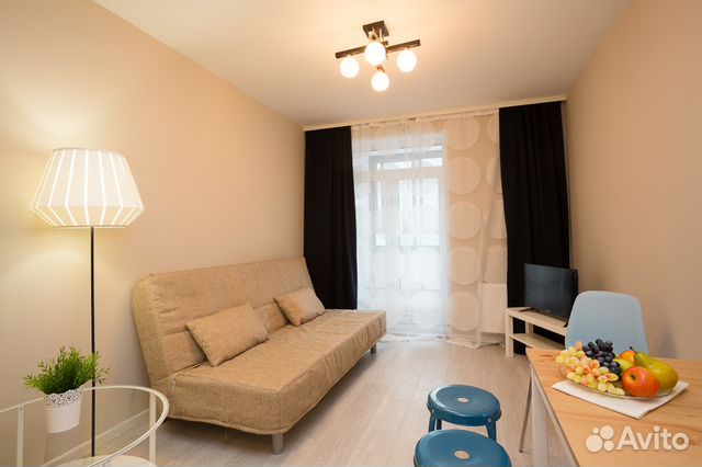 

1-к. квартира, 40 м², 2 кровати