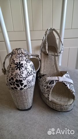 Босоножки (туфли) новые текстиль