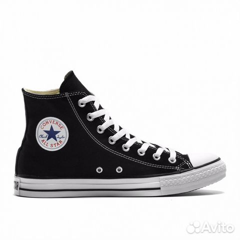 Кеды Converse черные высокие новые унисекс 35-45 Кеды Converse черные высокие новые унисекс 35-45
