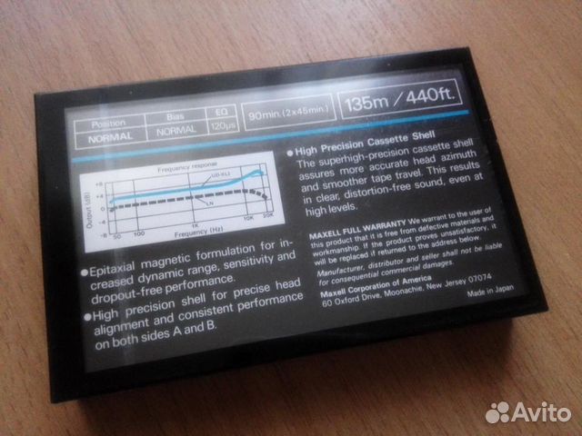 Аудиокассеты maxell UD XLI C 90 silver 1978 japan