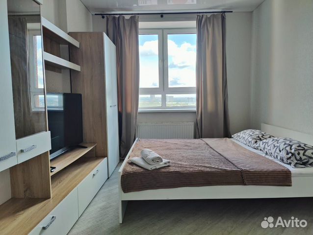 

1-к. квартира, 42 м², 2 кровати