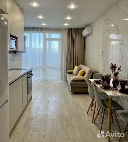 

1-к. квартира, 36 м², 2 кровати