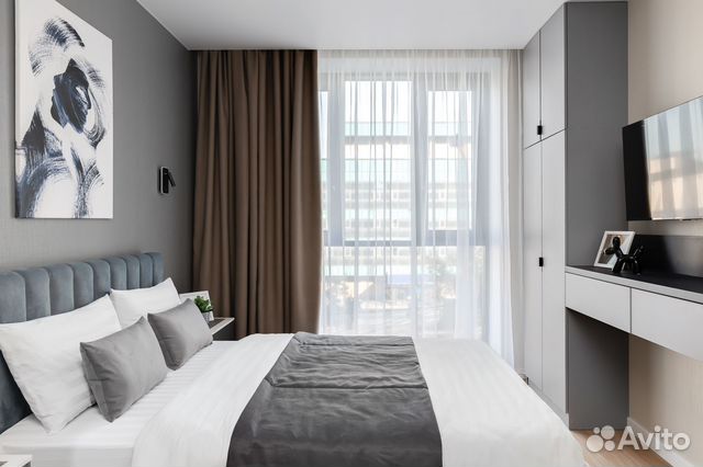 

Квартира-студия в апарт-отеле, 20 м², 2 кровати
