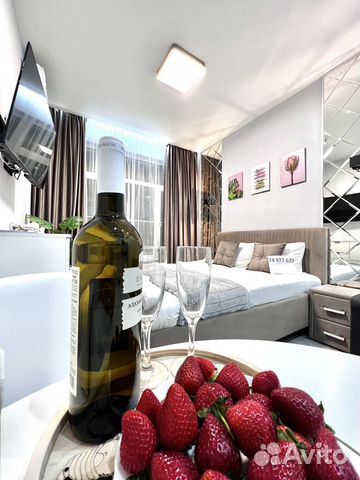 

Квартира-студия, 23 м², 2 кровати