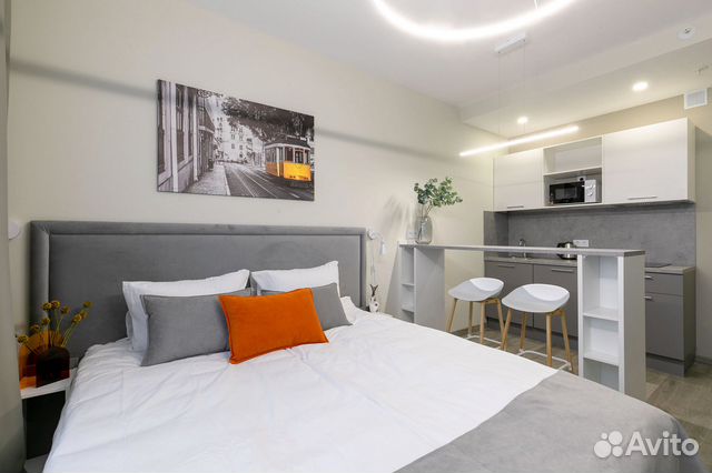 

Квартира-студия, 30 м², 2 кровати