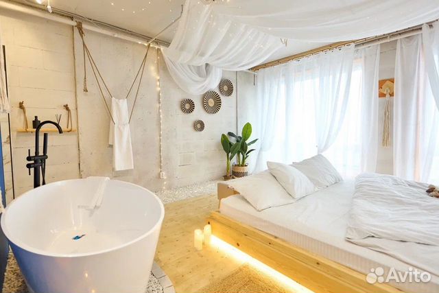 

1-к. квартира, 54 м², 2 кровати