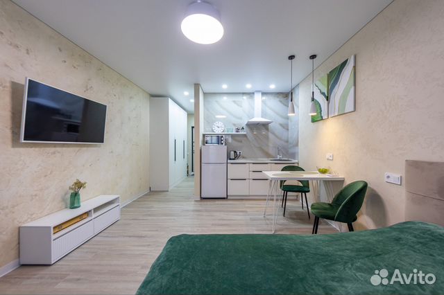 

Квартира-студия, 28 м², 2 кровати
