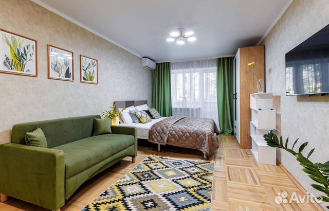 

1-к. квартира, 32 м², 2 кровати