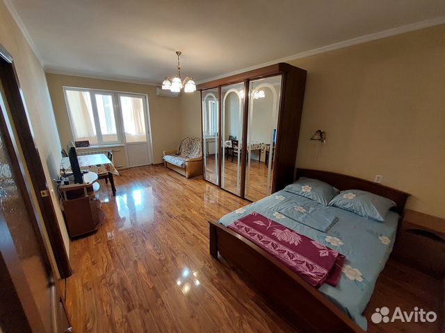 

1-к. квартира, 55 м², 2 кровати