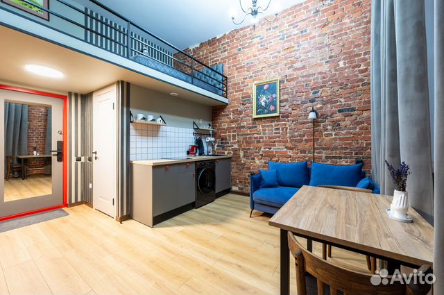 

Квартира-студия, 28 м², 2 кровати
