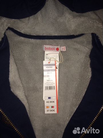 Новая утепленная толстовка Boboli (Испания), р.10