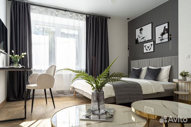

1-к. квартира, 40 м², 2 кровати
