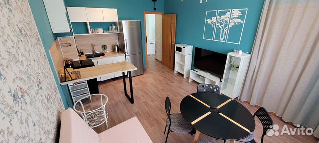 

1-к. квартира, 47 м², 2 кровати