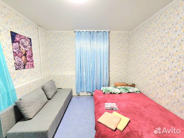 

1-к. квартира, 30 м², 2 кровати