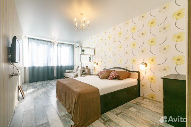 

1-к. квартира, 57 м², 2 кровати