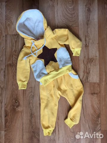 Тёпленький костюм на девочку р.86-98