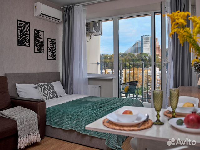 

Квартира-студия, 25 м², 2 кровати