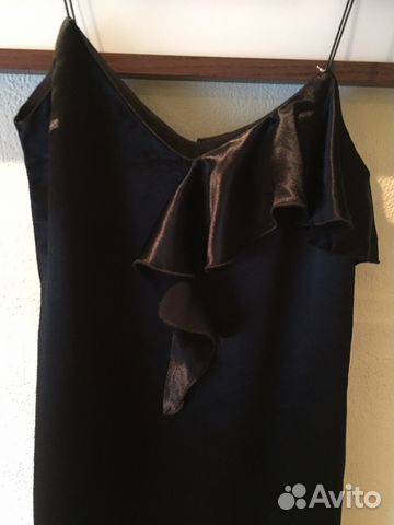 Новое праздничное атласное платье zara