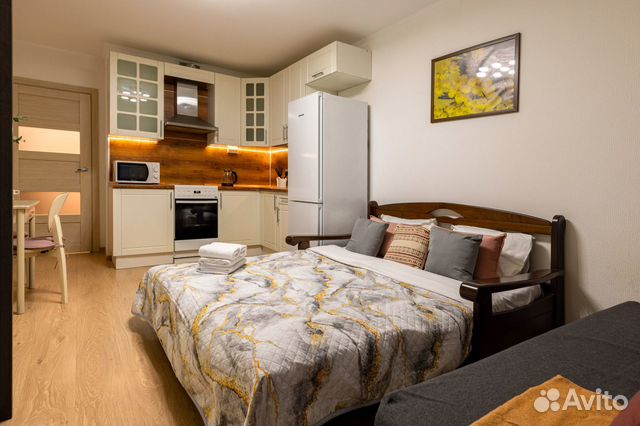 

Квартира-студия, 30 м², 2 кровати