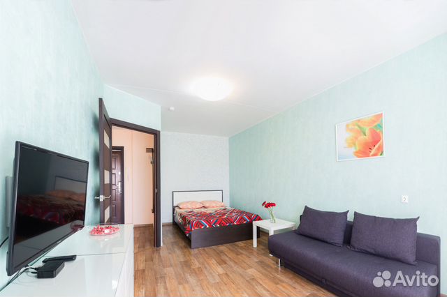 

1-к. квартира, 40 м², 2 кровати
