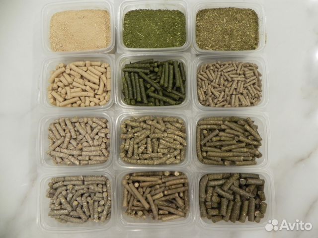 Гранулированная витаминно-травяная мука, сено купить на Зозу.ру - фотография № 1