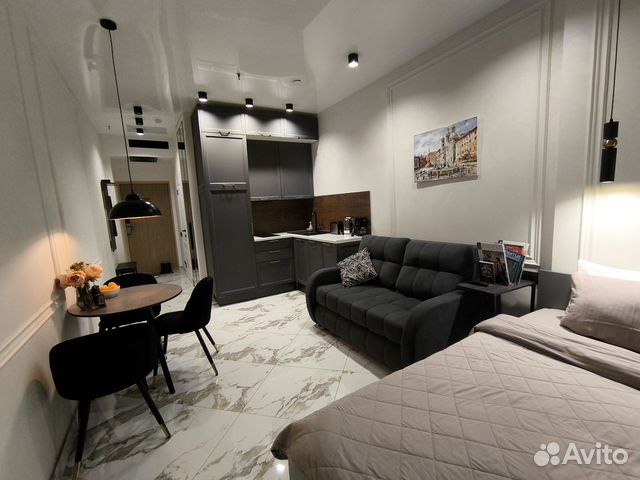 

Квартира-студия, 27 м², 2 кровати