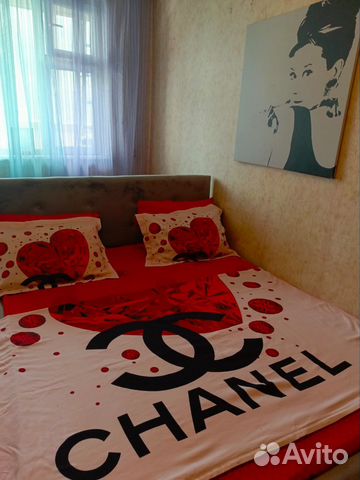 

1-к. квартира, 42 м², 3 кровати
