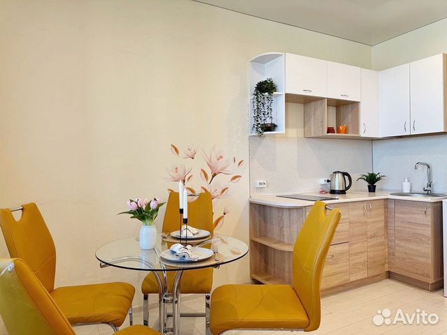 

1-к. квартира, 37 м², 2 кровати