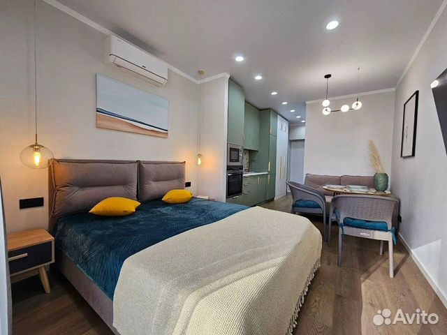 

Квартира-студия, 24,5 м², 2 кровати