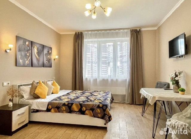 

Квартира-студия, 28 м², 1 кровать