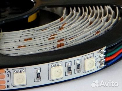 RGB лента 5050 60светодиодов на метр
