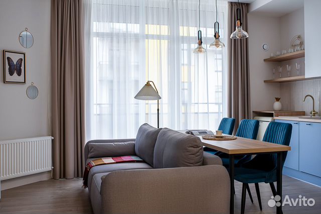 

1-к. квартира, 56 м², 2 кровати
