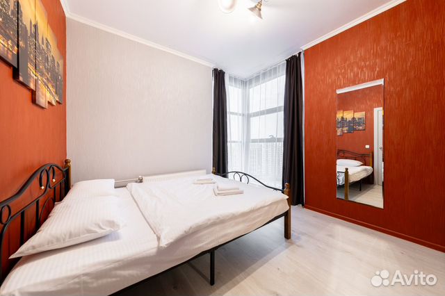 

1-к. квартира, 38 м², 2 кровати