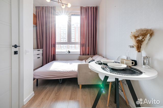 

Квартира-студия, 17 м², 1 кровать