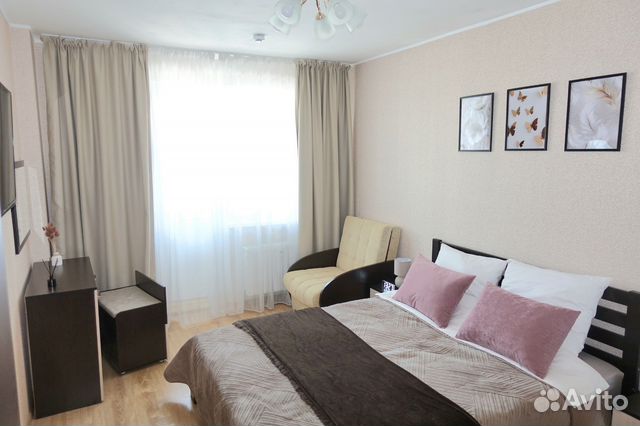 

1-к. квартира, 38 м², 3 кровати