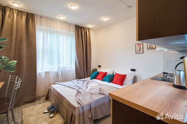 

Квартира-студия, 25 м², 1 кровать