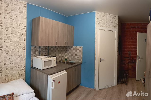 

Квартира-студия, 15 м², 1 кровать