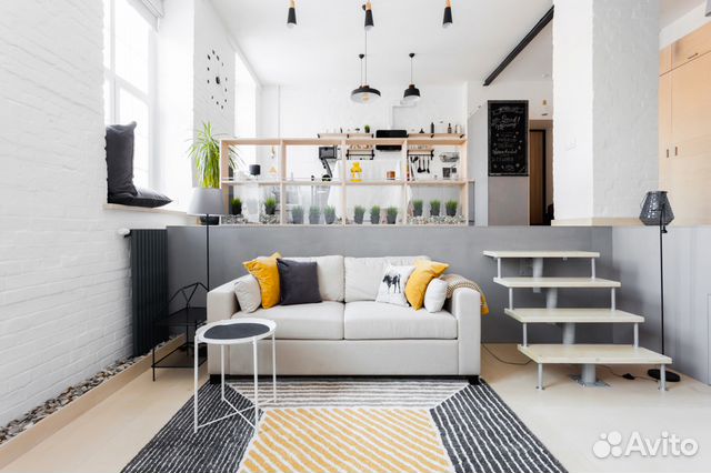 

Квартира-студия, 47 м², 1 кровать