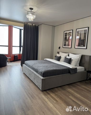 

Квартира-студия, 37 м², 1 кровать