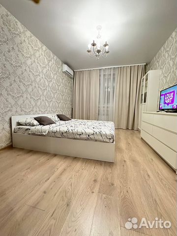 

1-к. квартира, 42 м², 2 кровати