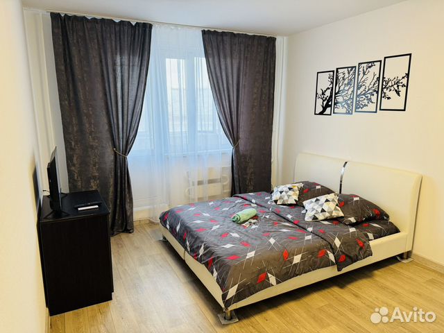 

1-к. квартира, 37 м², 2 кровати
