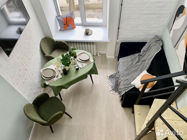 

Квартира-студия, 14 м², 2 кровати